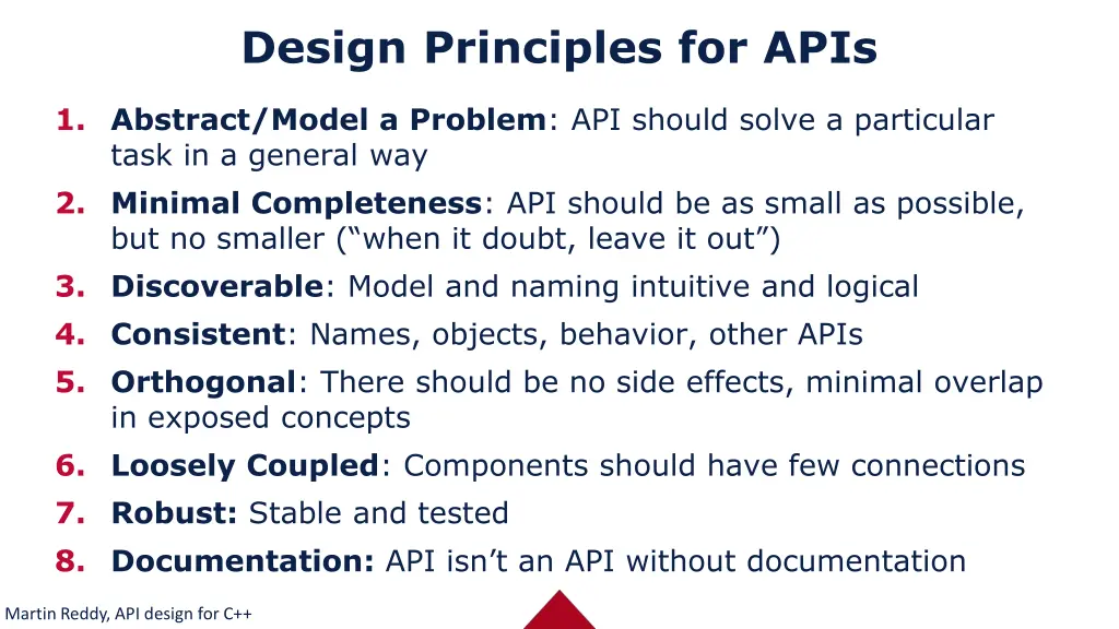 design principles for apis