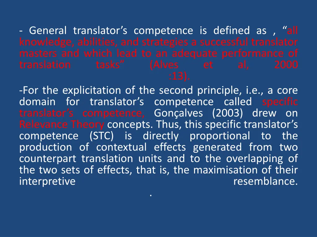 general translator s competence is defined