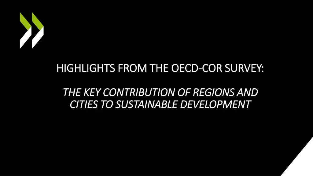 highlights from the oecd highlights from the oecd