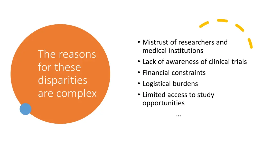 mistrust of researchers and medical institutions