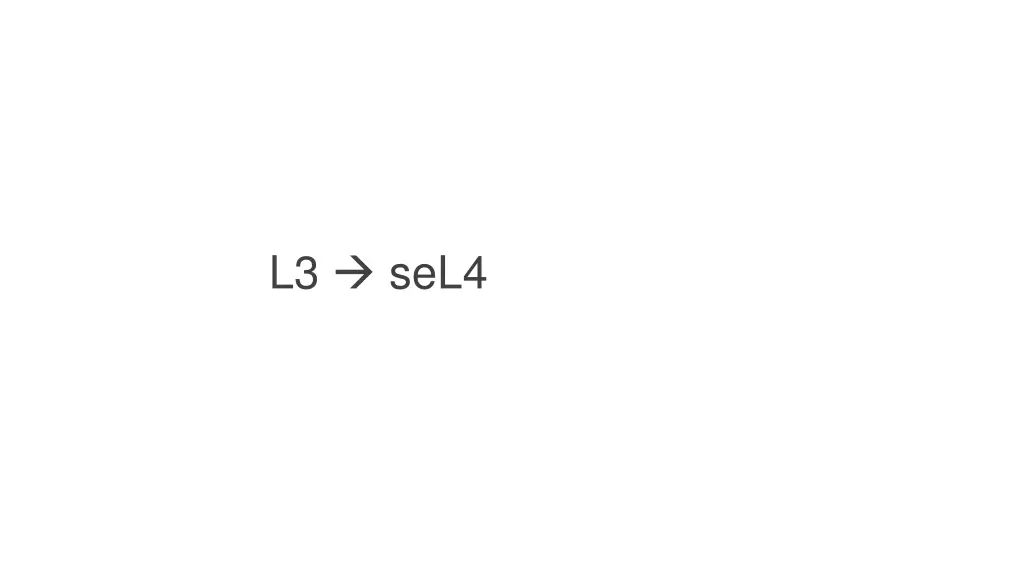 l3 sel4