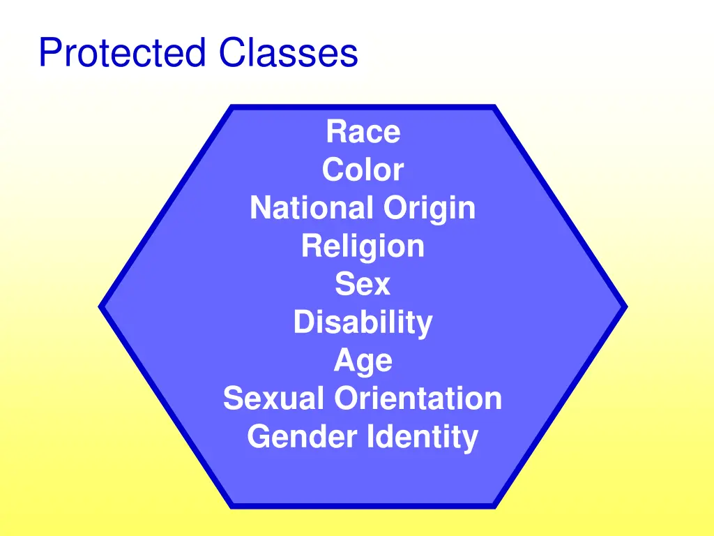 protected classes