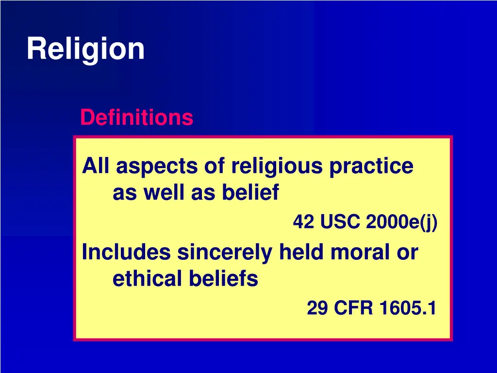 religion