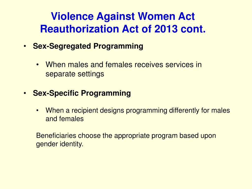 violence against women act reauthorization 2