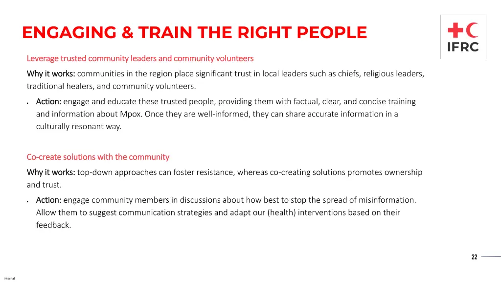 engaging train the right people