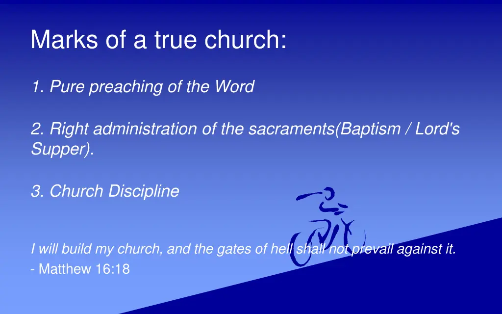 marks of a true church