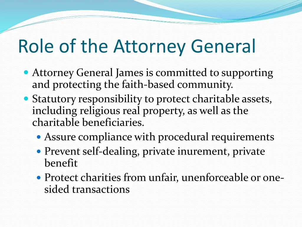 role of the attorney general