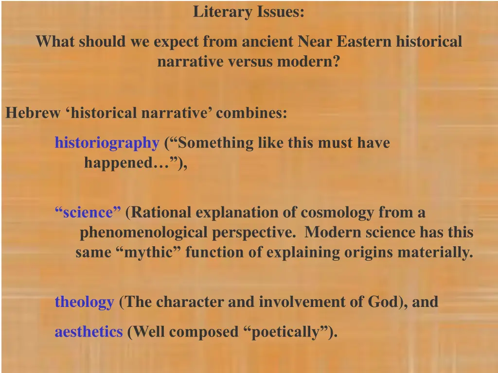 literary issues