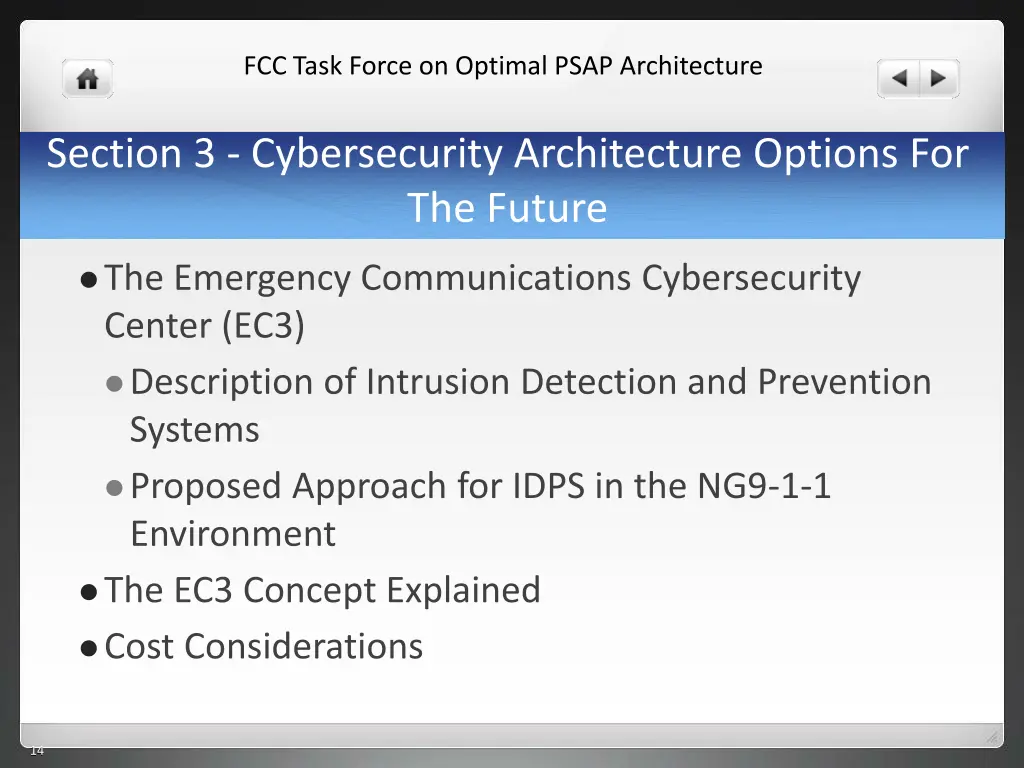 fcc task force on optimal psap architecture 12