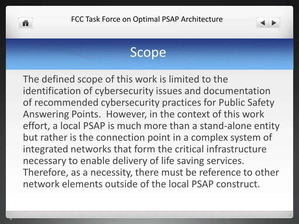 fcc task force on optimal psap architecture 2