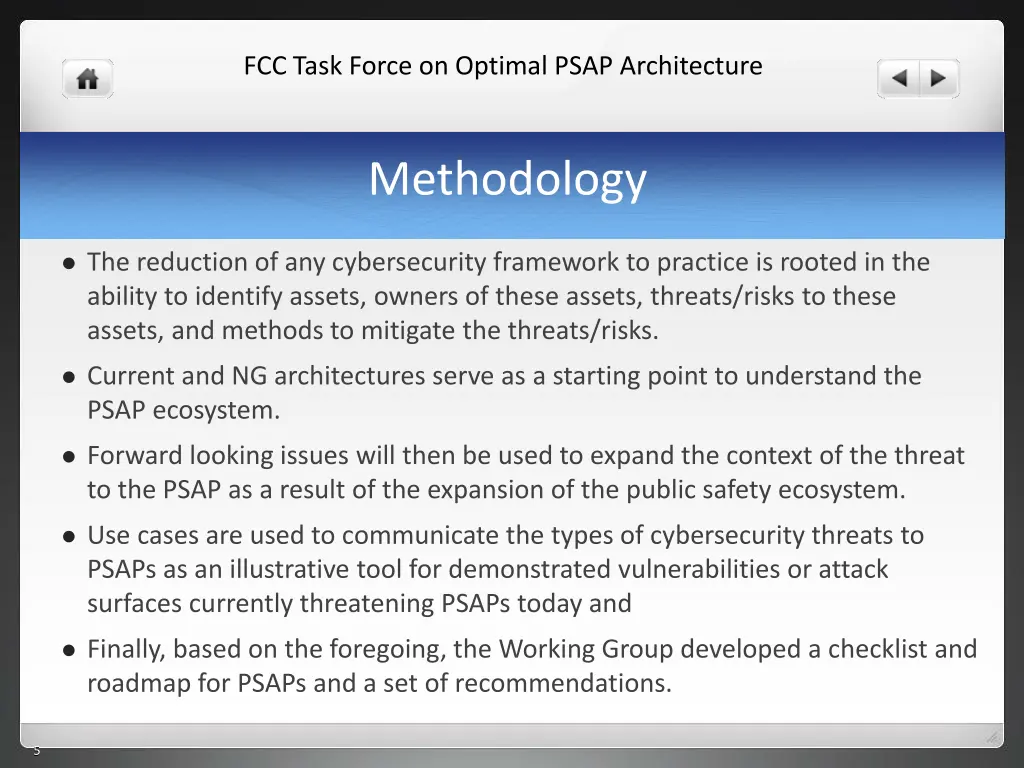 fcc task force on optimal psap architecture 3