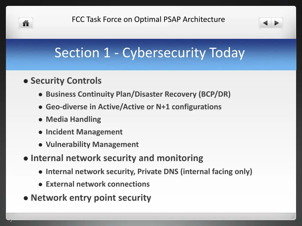 fcc task force on optimal psap architecture 5