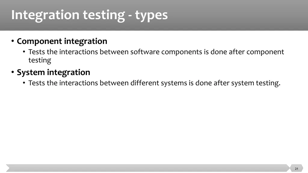 integration testing types