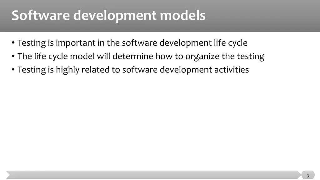software development models