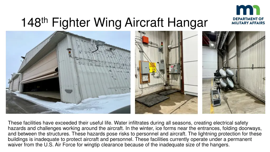 148 th fighter wing aircraft hangar