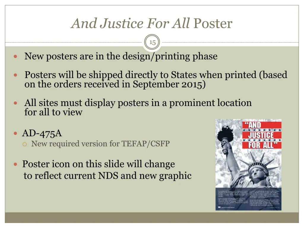 and justice for all poster
