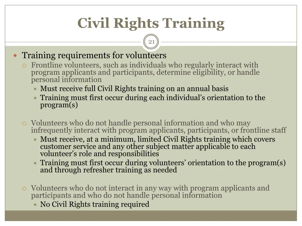civil rights training 2