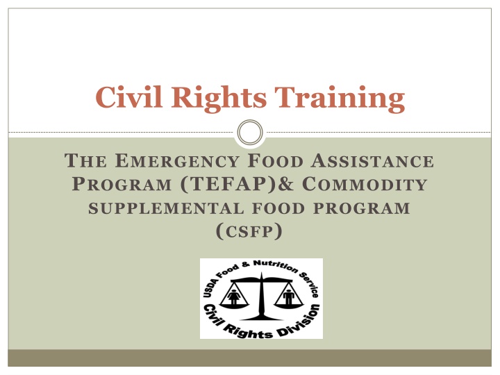 civil rights training
