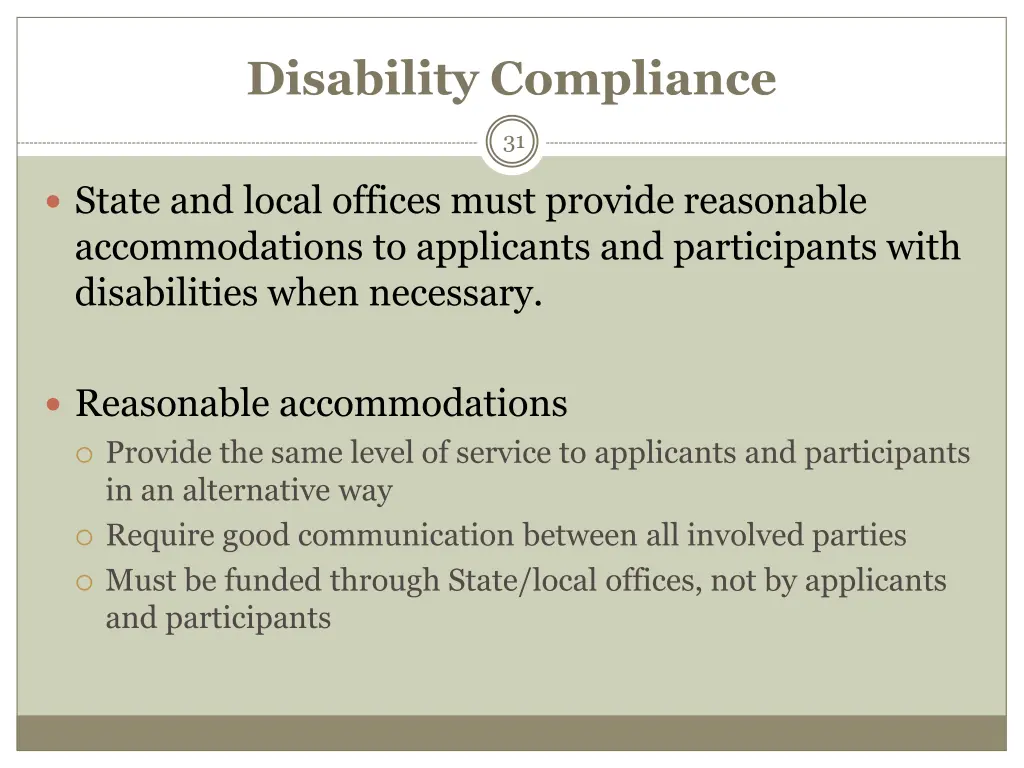 disability compliance 1