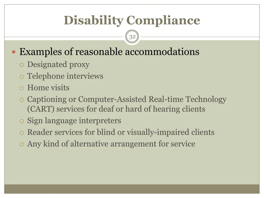 disability compliance 2