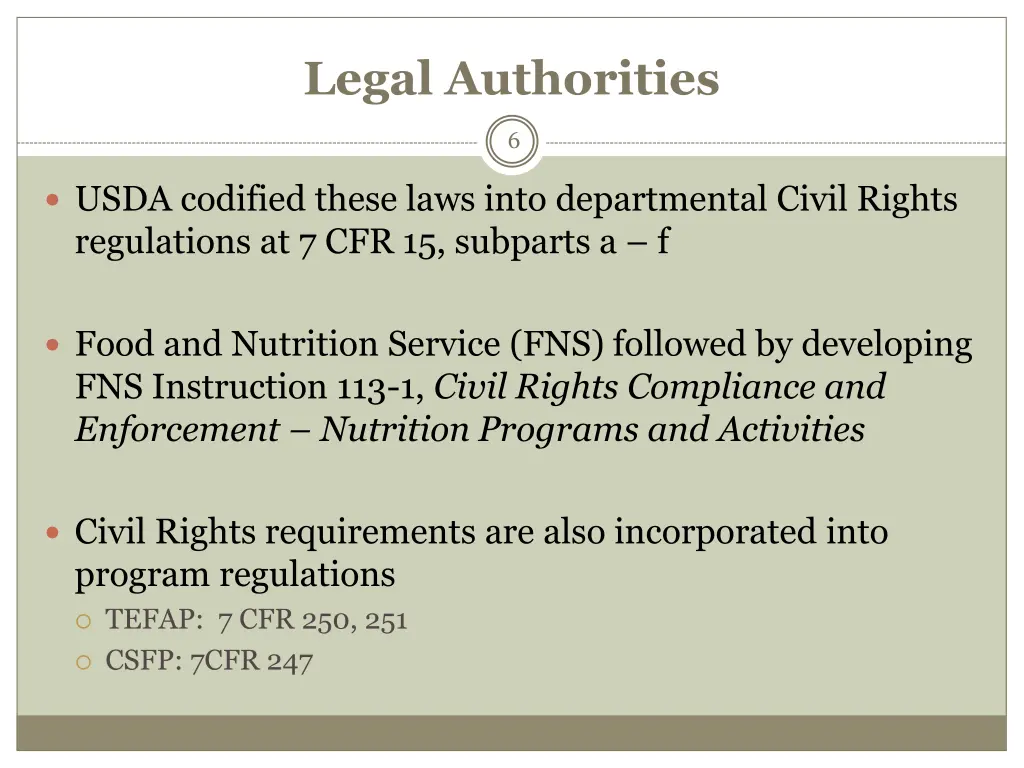 legal authorities 1