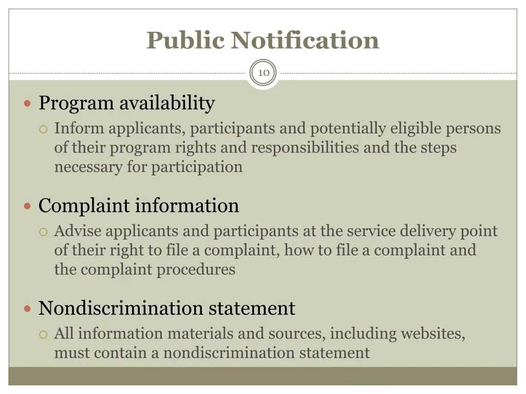 public notification 1