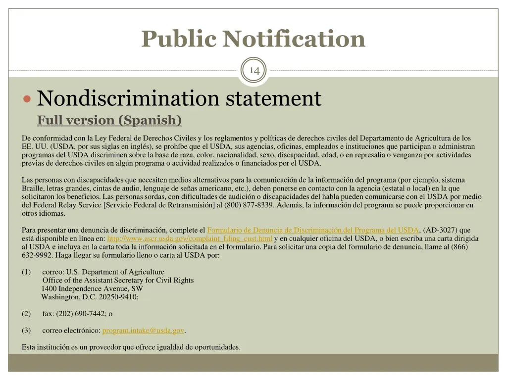 public notification 5