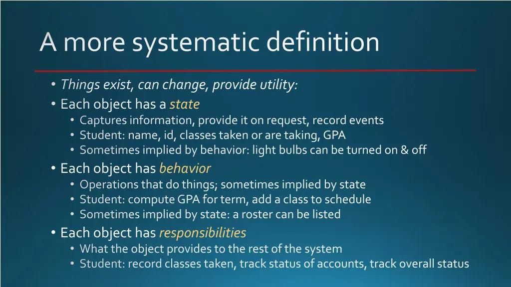 a more systematic definition 1