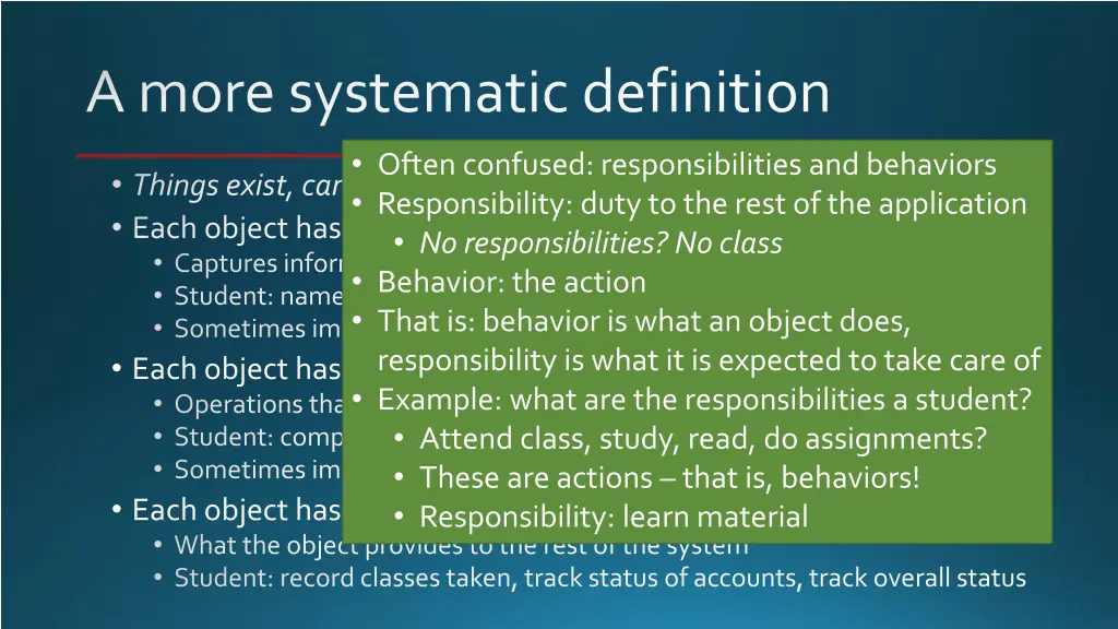 a more systematic definition 2
