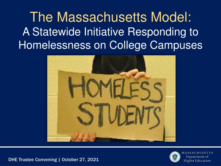 the massachusetts model a statewide initiative