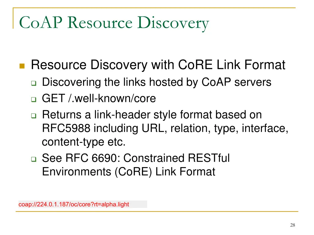 coap resource discovery