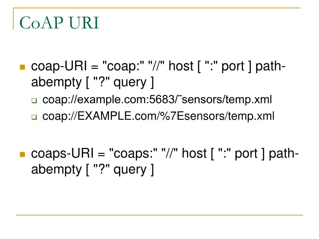 coap uri