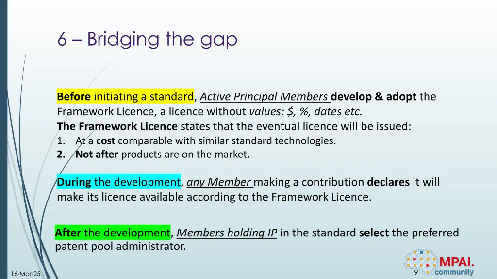 6 bridging the gap