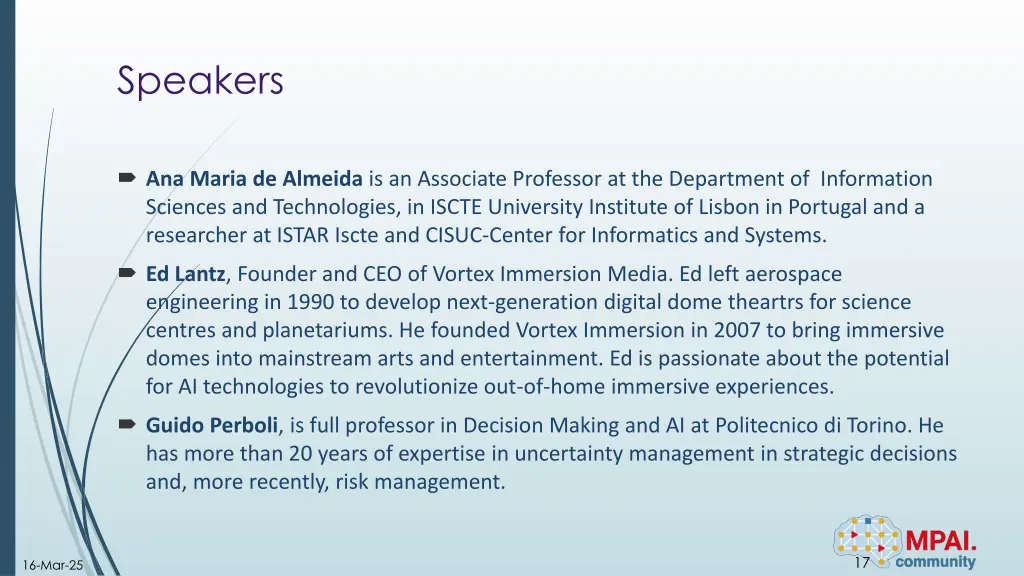speakers