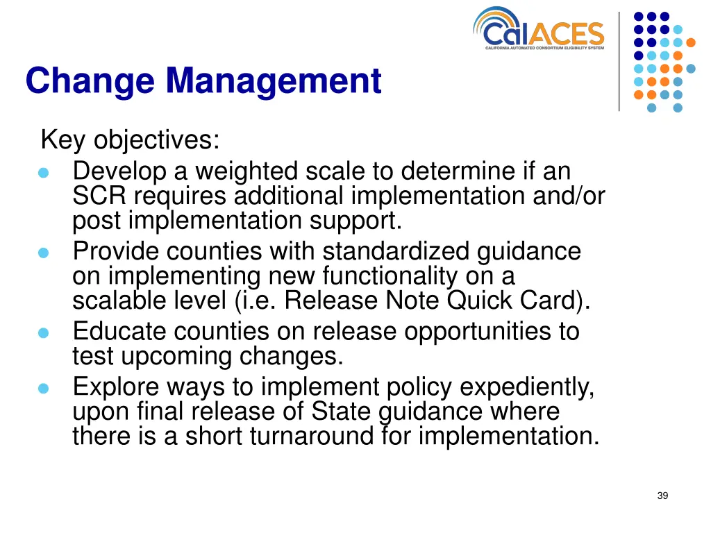 change management