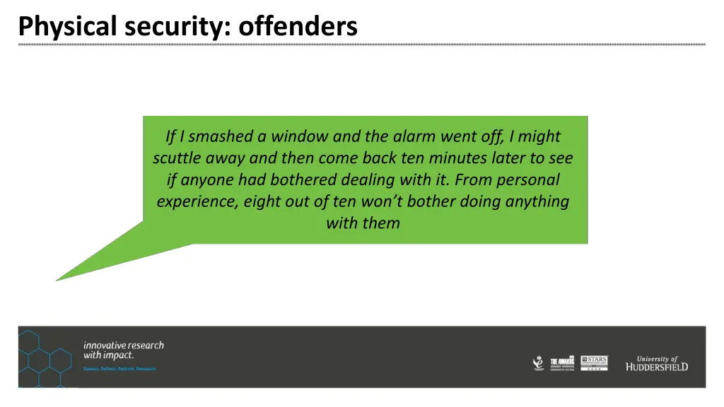 physical security offenders 1