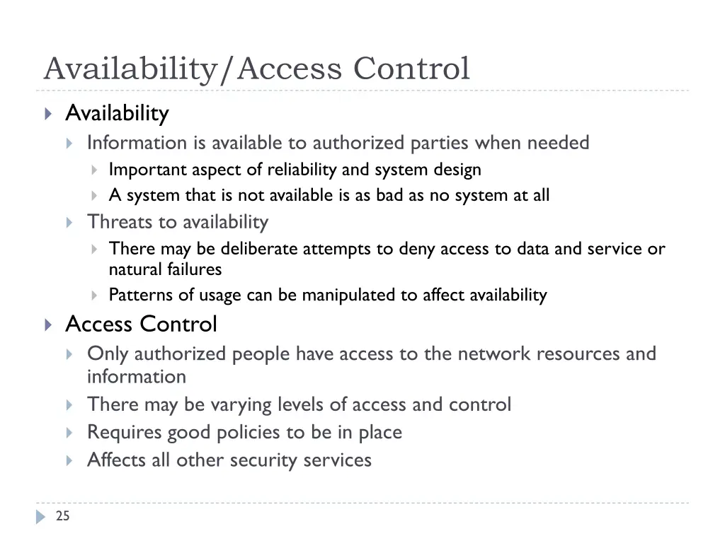 availability access control