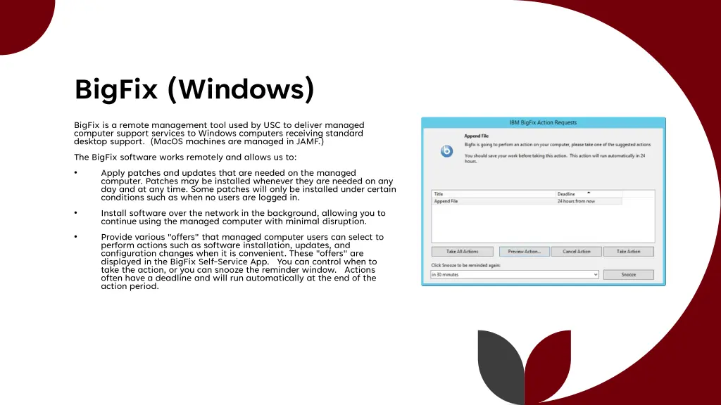 bigfix windows
