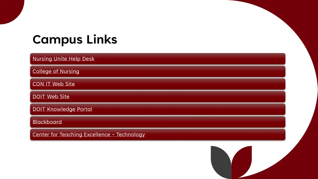 campus links