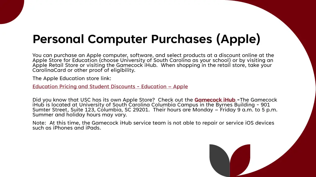 personal computer purchases apple