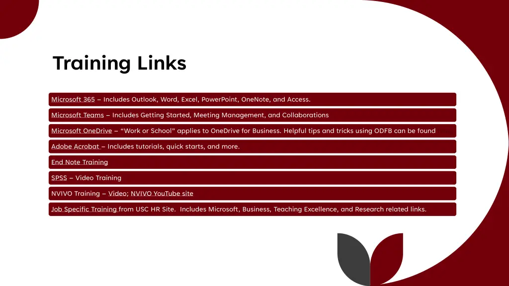 training links