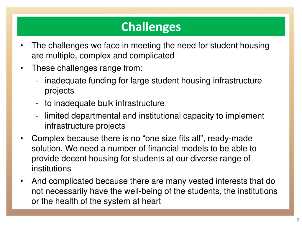 challenges