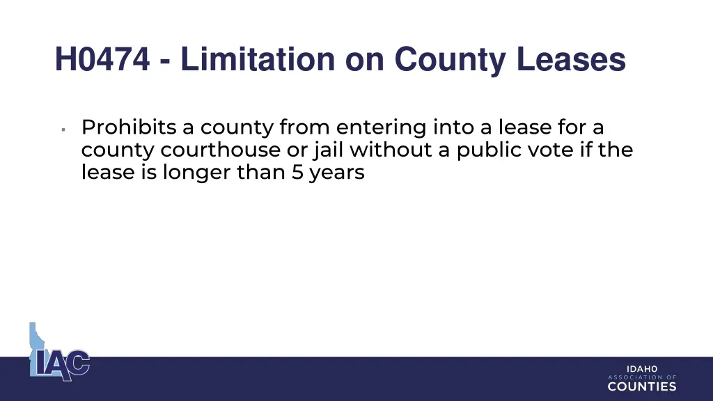 h0474 limitation on county leases