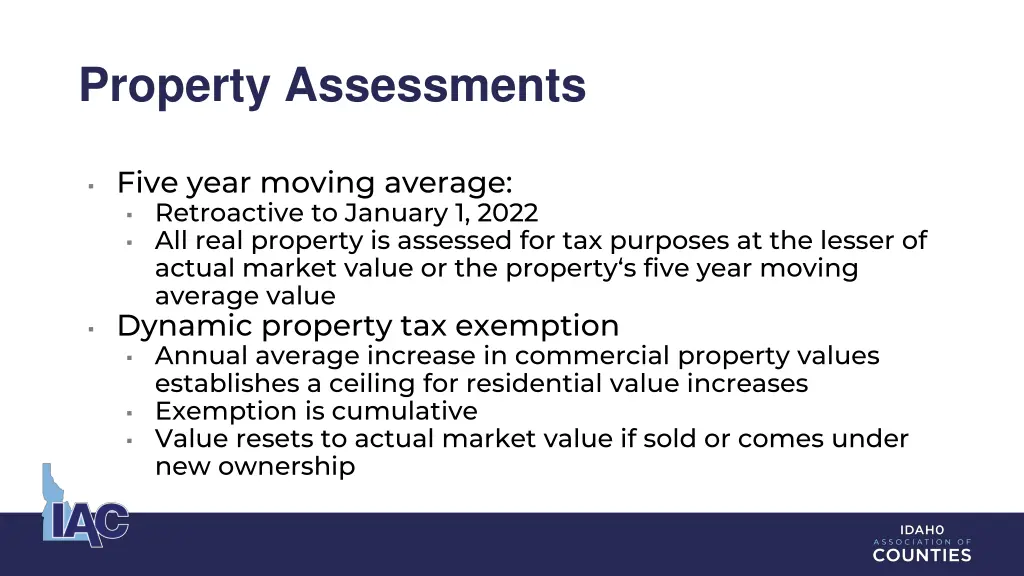 property assessments