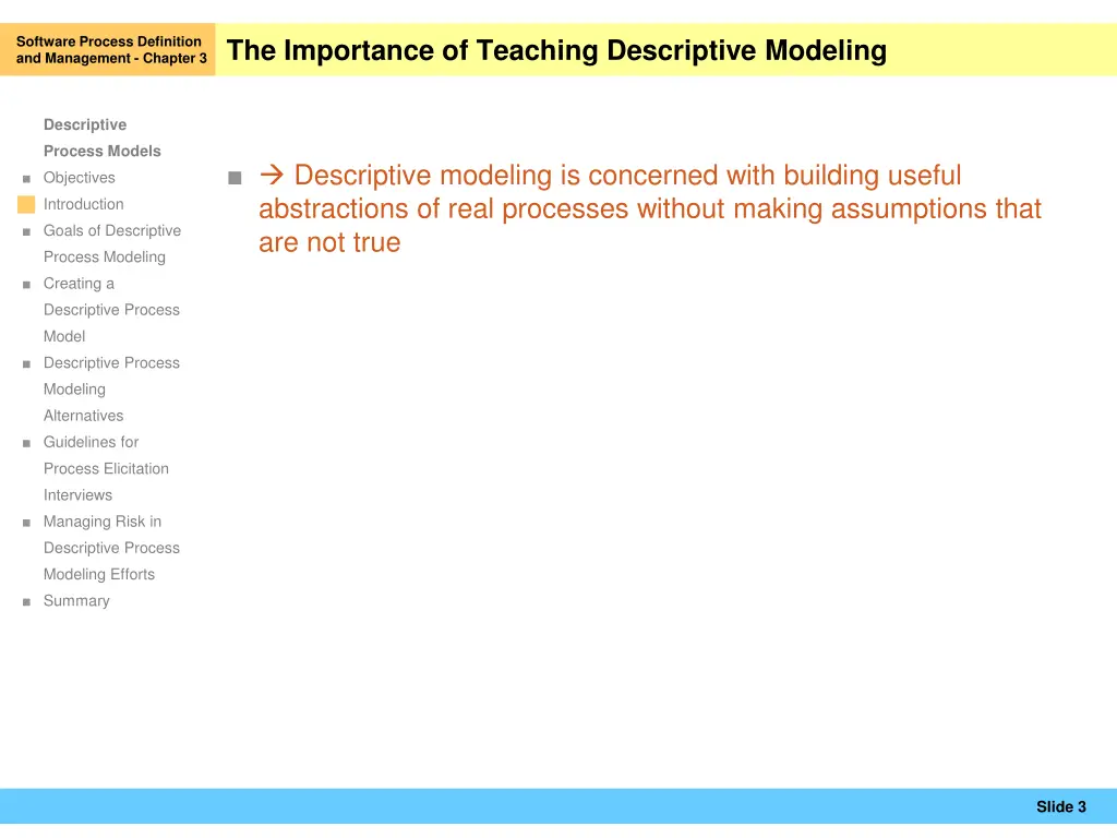 software process definition and management 1
