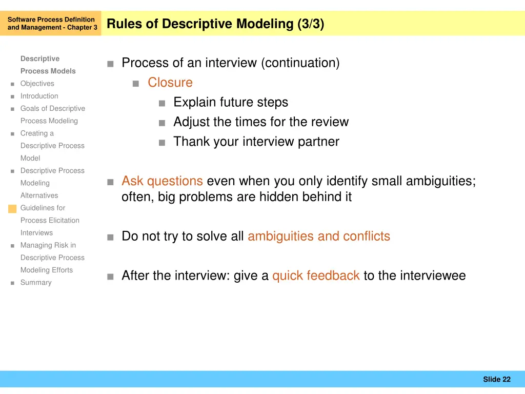 software process definition and management 20