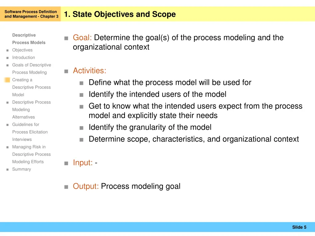 software process definition and management 3