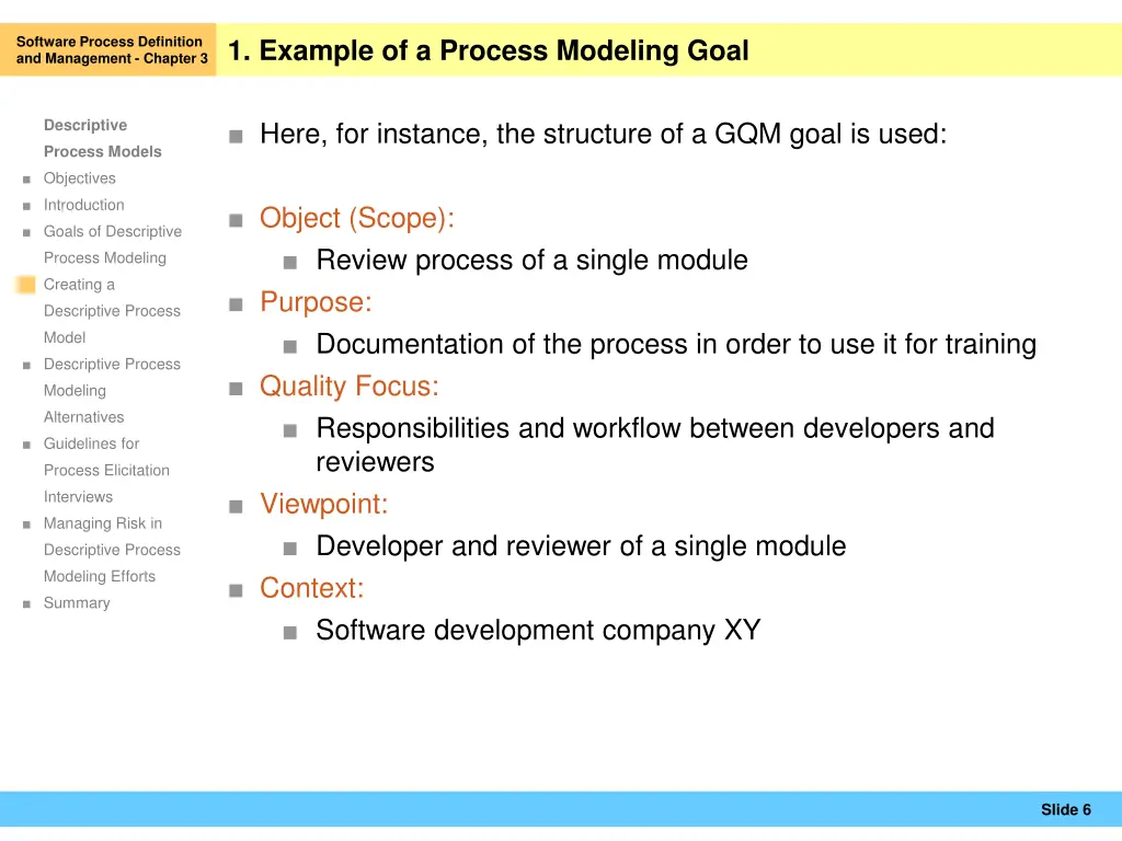software process definition and management 4