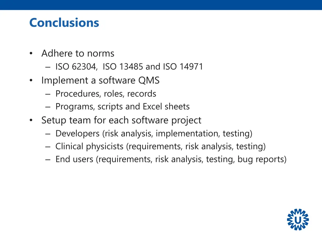 conclusions