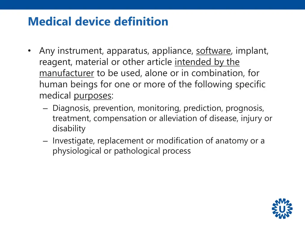 medical device definition